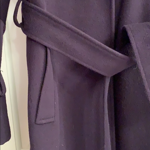 Tahari wool coat plum - Picture 3 of 7